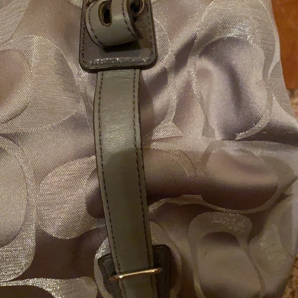 Silver Coach tote - Picture 5 of 13